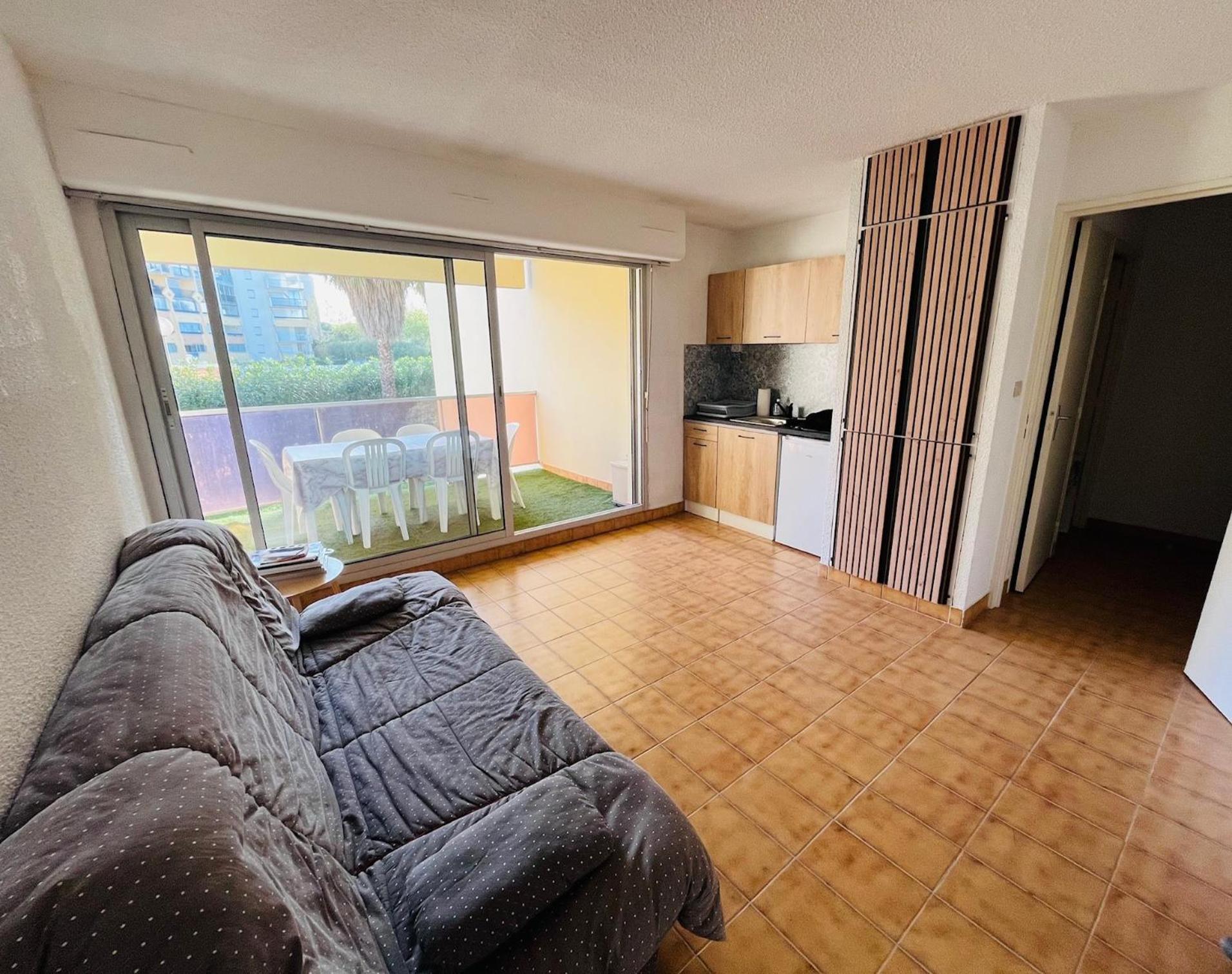 T2 ,4 Couchages ,Climatise ,Terrace ,En Face D'Aqualand ,Plage Rochelongue Agde Exteriör bild